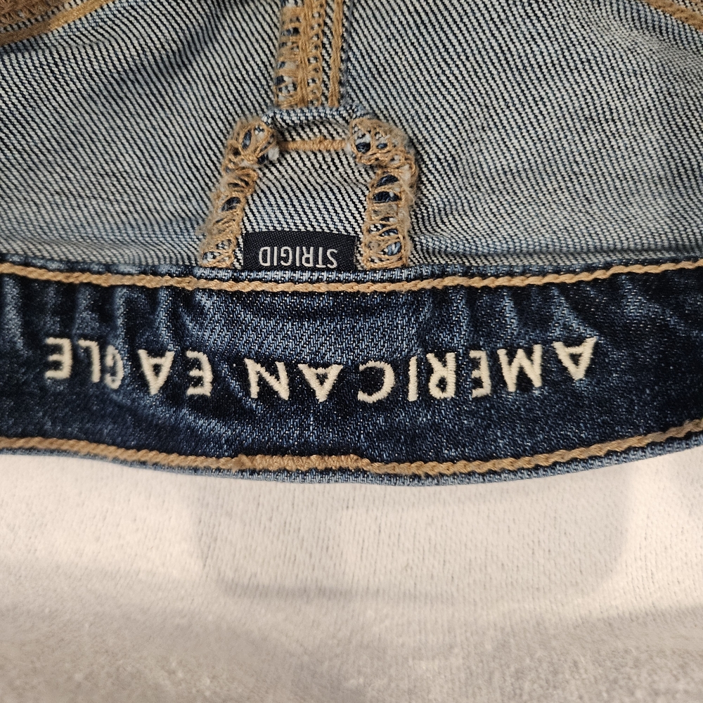 American Eagle Outfitters Women's Blue Denim Shorts Sz 2 - Picture 8 of 9